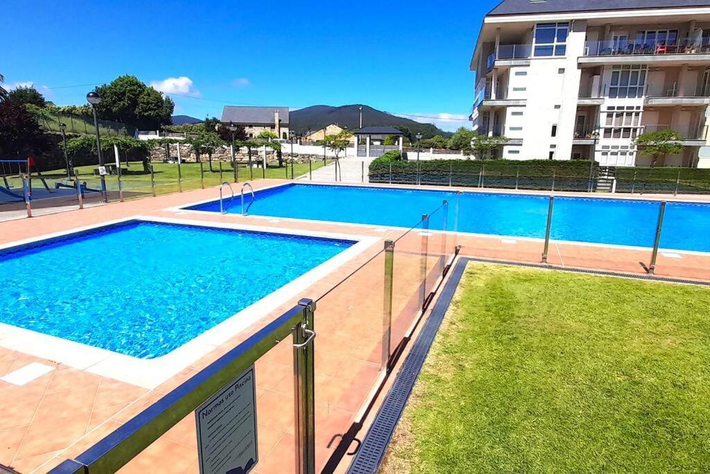 Apartamento Apartamento Playa Foz Con Jardin Y Piscina Exterior foto